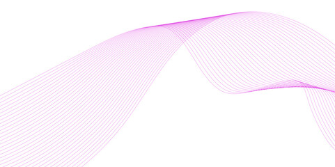 Abstract pink technology business wave lines. Digital future technology concept wave curve lines. Frequency sound wave line background. Science, banner, business, poster, template