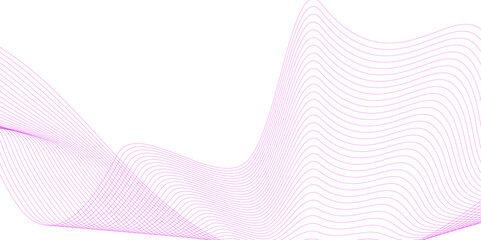 Abstract pink technology business wave lines. Digital future technology concept wave curve lines. Frequency sound wave line background. Science, banner, business, poster, template