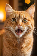 shocked orange cat meme