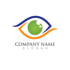 Eye Care vector logo design image