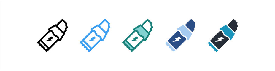 Protein Bar Icon In Different Style Vector