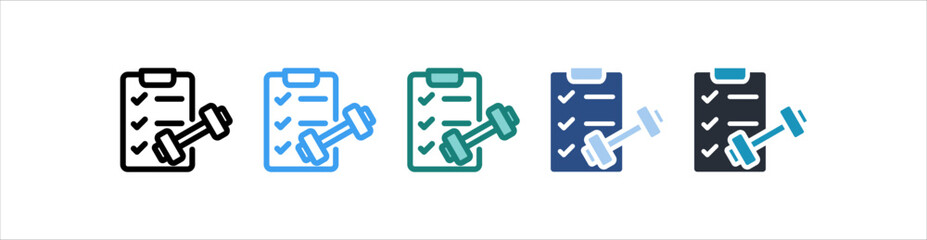 Checklist Icon In Different Style Vector