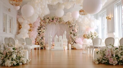 Elegant, fairytale-themed party venue