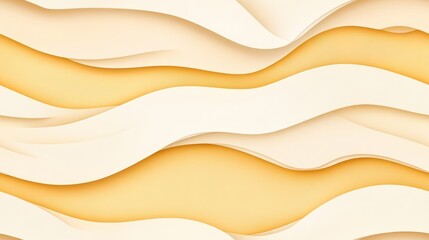 Elegant Golden Waves of Fabric in Seamless Geometric Design