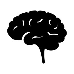 Silhouette of a human brain representing intelligence and cognitive function