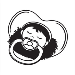 Colorful Silicone Pacifier for Infant Soothing and Sleep