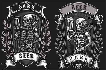 vintage beer label