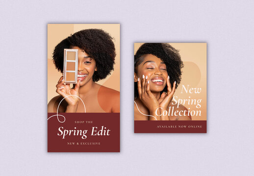 Natural and Organic Social Media Set