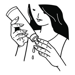 woman-holding-tube-squeezing-lotion-moisturizing-c (1)1.eps