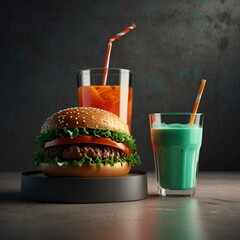 healthy food and drink