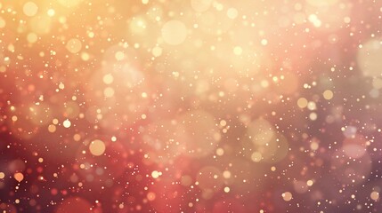Obraz premium Abstract background with bokeh effect. Warm colors, gold glitter