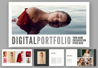 Digital Portfolio Presentation Layout