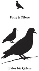 Obraz premium Silhouette Serenade AI Generated