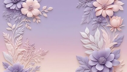 Floral arrangement presents soft hues and delicate paper-like textures in a symmetrical display.