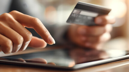 smartphone with one-click purchase button being tapped