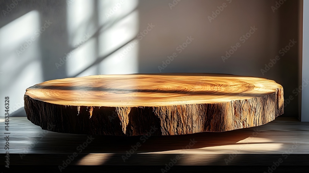 Canvas Prints rustic wooden table with natural grain and textures