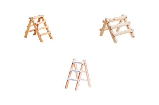 Professional agility ladder with flat rungs isolated on white for fitness training and sports drills