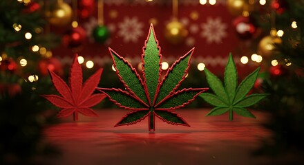 Christmas Cannabis Glow