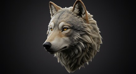 Wolf's Gaze: Digital Majesty