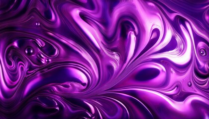 Obraz premium vibrant neon purple liquid background