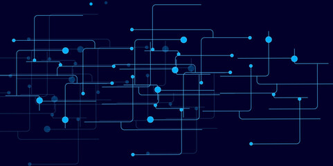gradient blue Abstract technology background, Hi tech digital connect, Minimalist Hex Digital Background Sci-Fi Hex circuit Pattern Overlay	