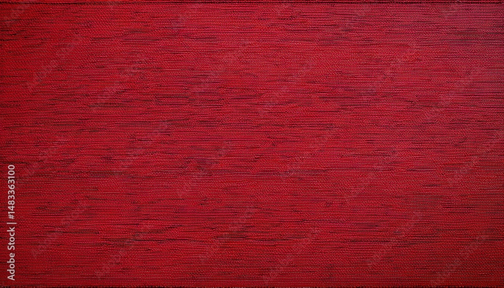 Poster deep red embossed textile with abstract wave pattern for luxury branding, print, packaging, web back