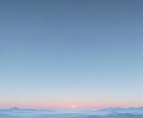 Serene light blue pastel sky gradient, smooth texture,  muted,  shading