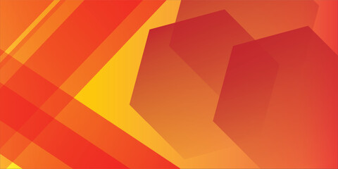  abstract red hexagon with background abstract modern art simple