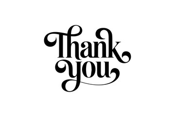 Thank you typography © Varsha