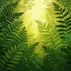Golden Hour Ferns