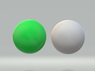 vector illustration of an abstract background with spheres