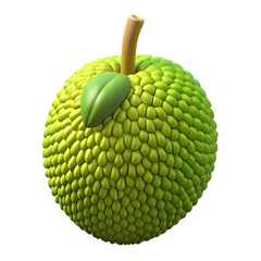 green apple on white background