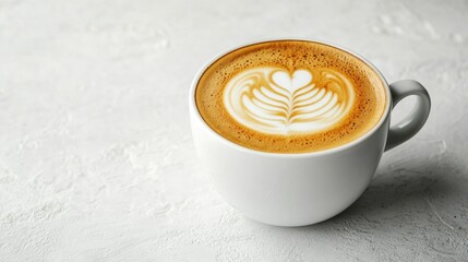 Savoring warm cappuccino in bright  cozy coffee experience inviting atmosphere relaxing vibes enjoyable moments