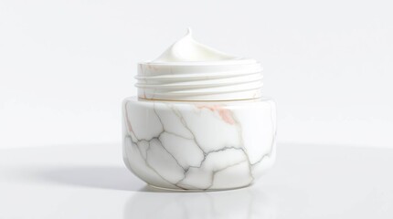 Marble Cream Jar.