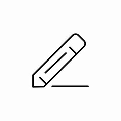 pencil drawing icon sign vector