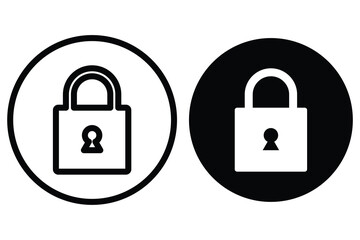 Shield check mark icon, Security and privacy symbol,  padlock icon vector illustration symbol. 
