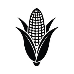Black Corn Icon Agriculture, Maize, Harvest, Farming, Food