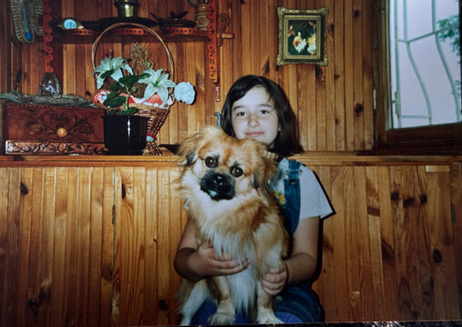 Early 2000s Teenage Girl Lifestyle. Authentic Vintage Film Look