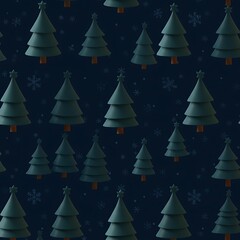 Obraz premium Midnight Forest Dream