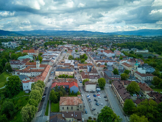 View of Nowy Sacz, a city in the Lesser Poland Voivodeship.
