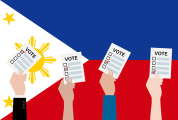 Election in the Philippines. Election Concept. Vector Illustration.