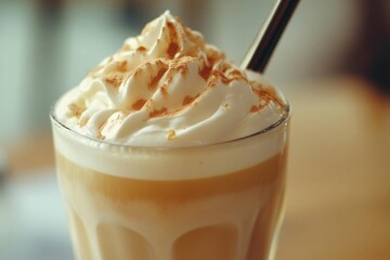 batido de leche con crema, exquisito, el centro del universo