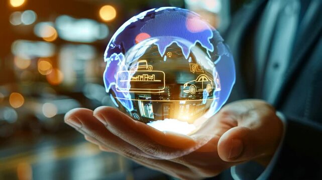 Innovative technology concepts showcasing smart city solutions and transportation evolution