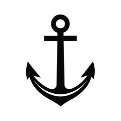 Nautical Anchor Icon Maritime, Ship, Boat, Sea, Ocean, Symbol