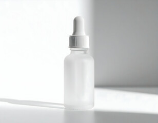 Perfume and cosmetic bottles with clean packaging for beauty and skincare products