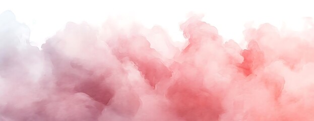 Naklejka premium Pink cloudscape, dreamy, soft, background