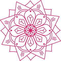 Colorful and Luxury Vector Mandala Design Eps