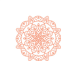 Colorful and Luxury Vector Mandala Design Eps