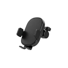A black magnetic phone mount for car dashboard