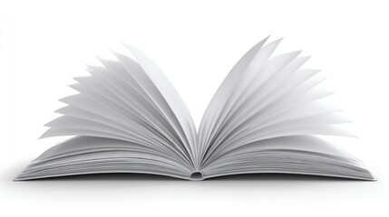 Open book with blank pages (2)